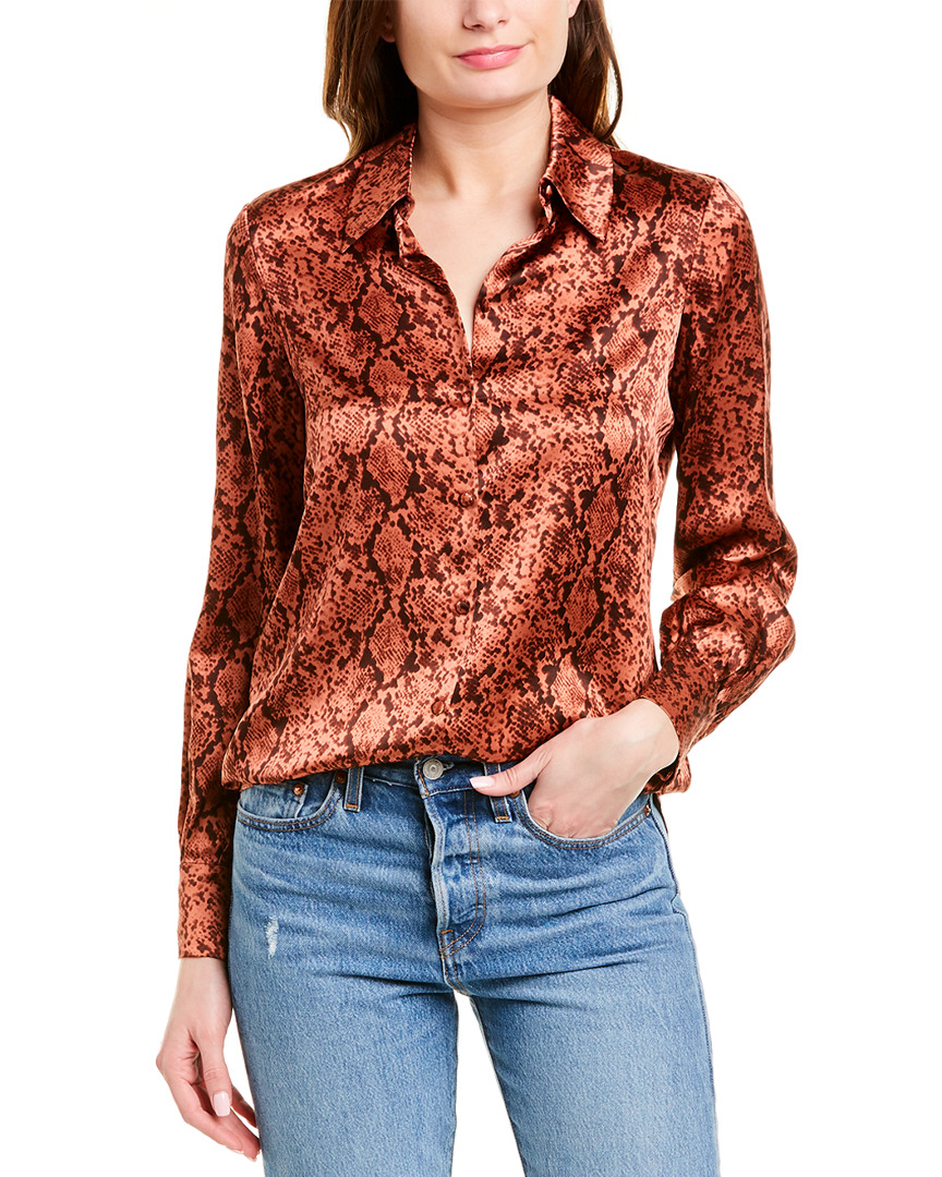 Image of Cinq a Sept Isha Silk Top