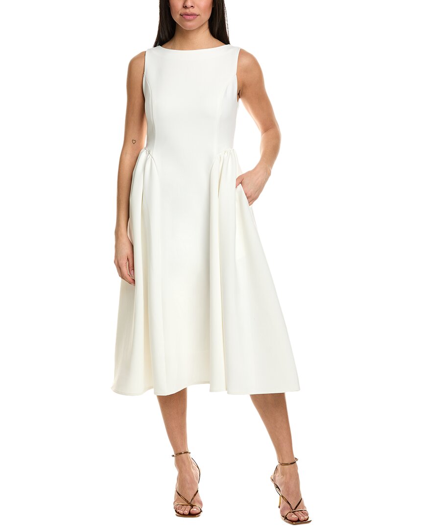 Beulah A-line Dress In White