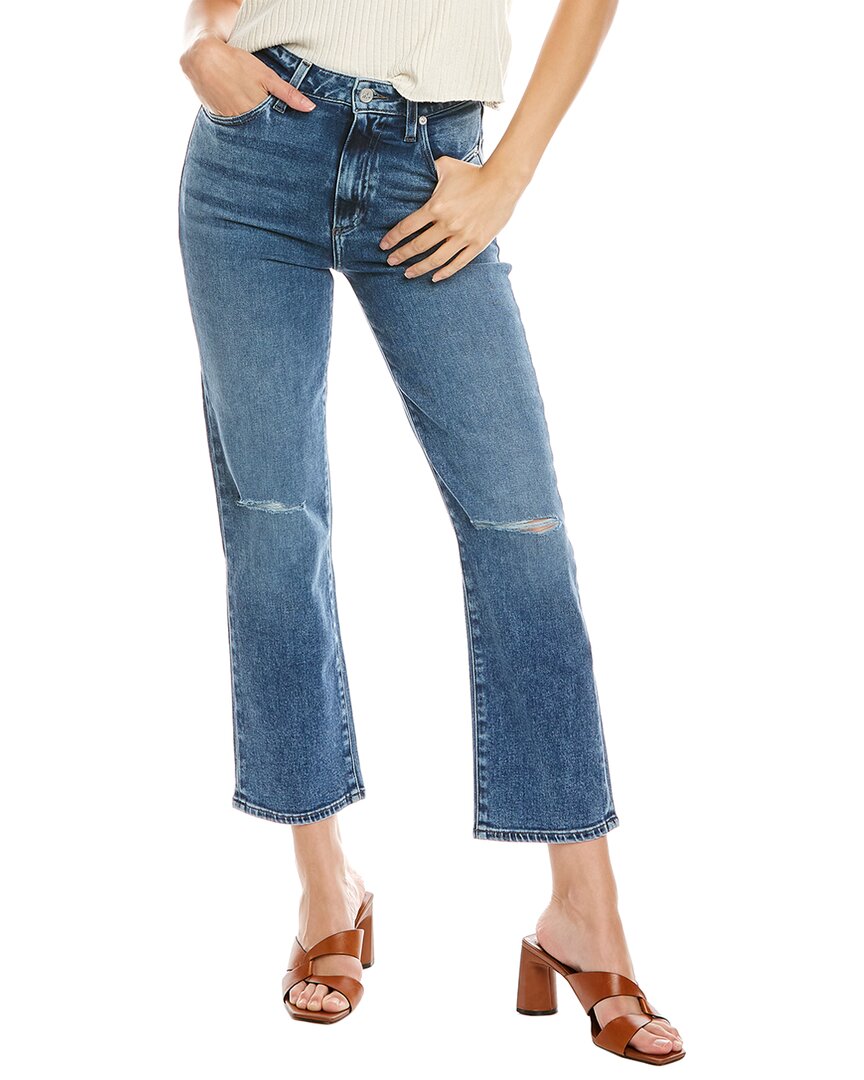 Shop Le Jean High-rise Modern Straight Jeans In Blue