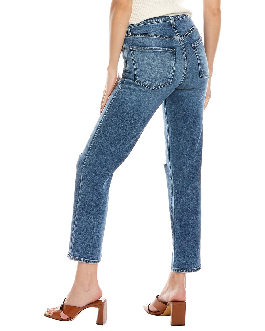 Le Jean High-rise Modern Straight Jeans In Blue