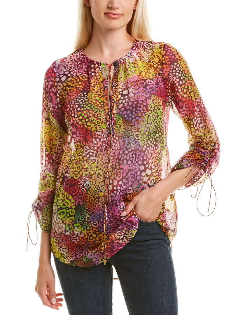 Image of Leggiadro Silk-Blend Top