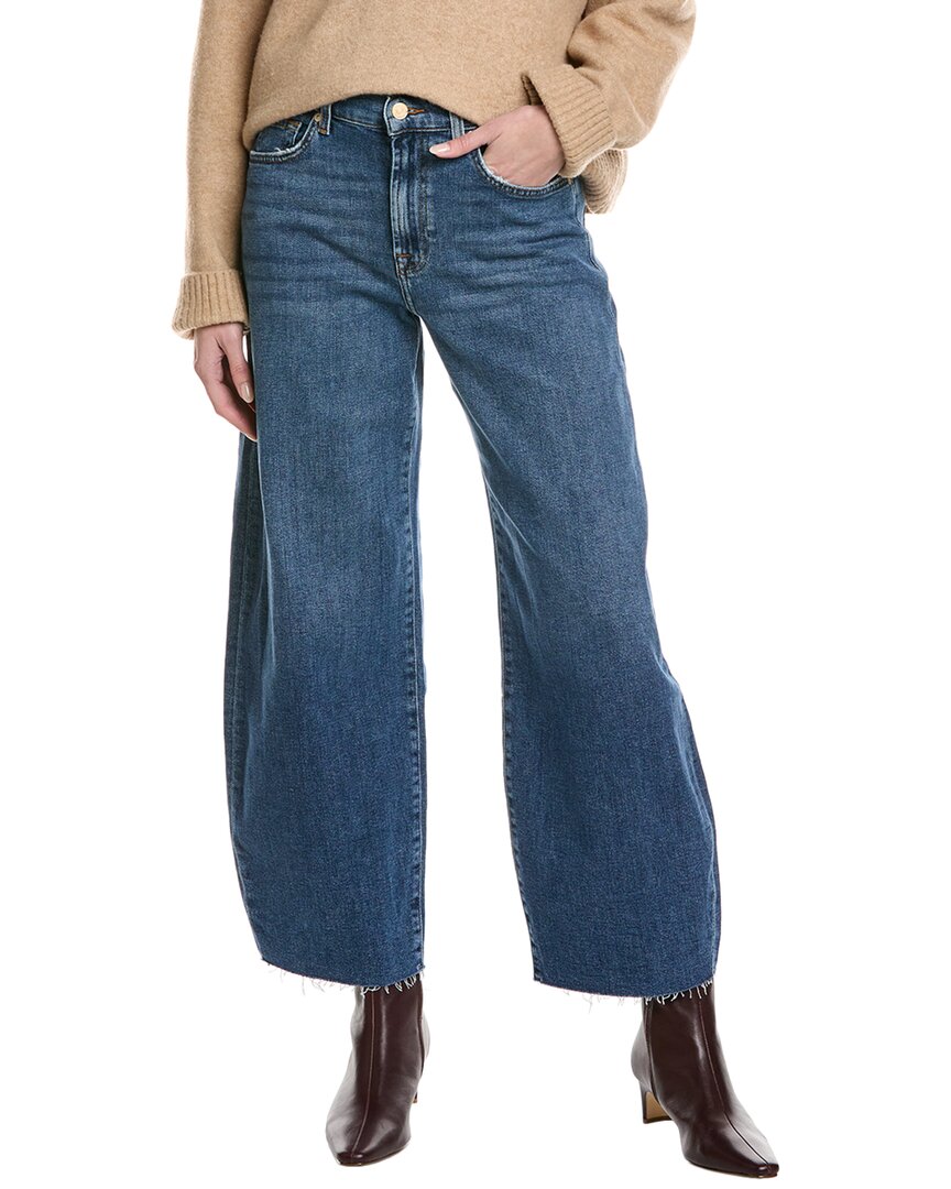 7 For All Mankind Bonnie Pomona Barrel Jean In Blue