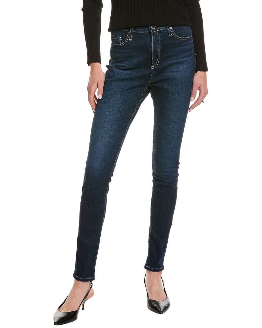 Ag Mila Darjeeling Super High-rise Skinny Ankle Jean In Blue