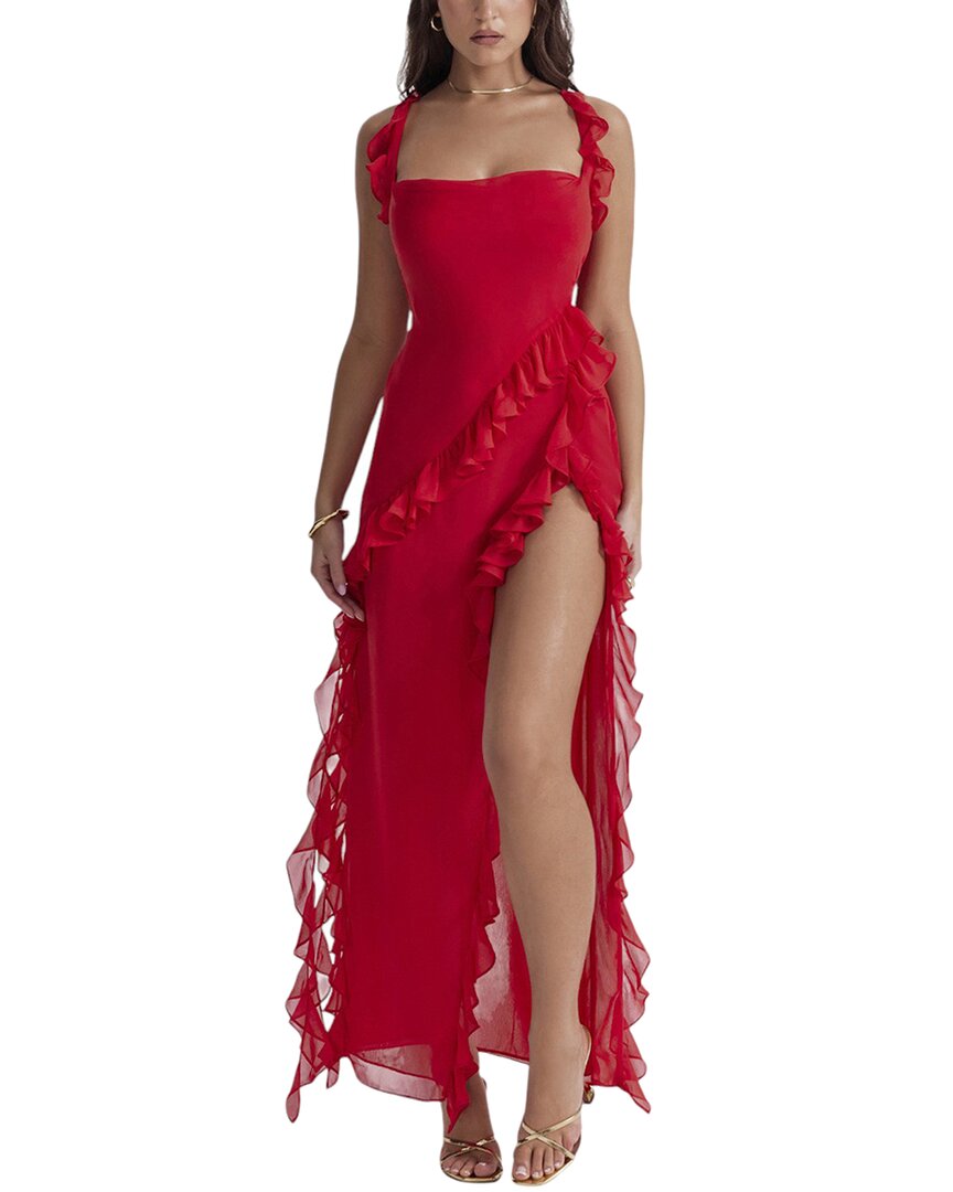 Ariel Tesoro Maxi Dress In Red