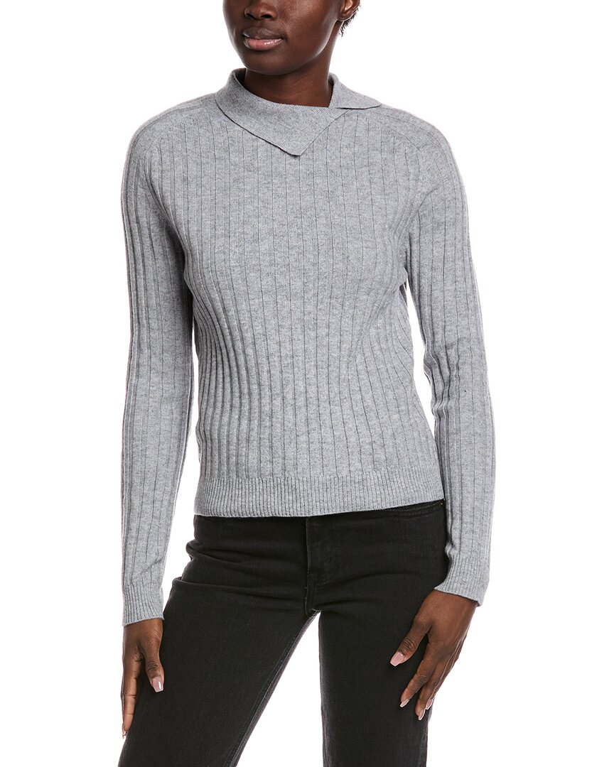 Malo Cashmere Donna Wool & Cashmere-blend Sweater In Gray