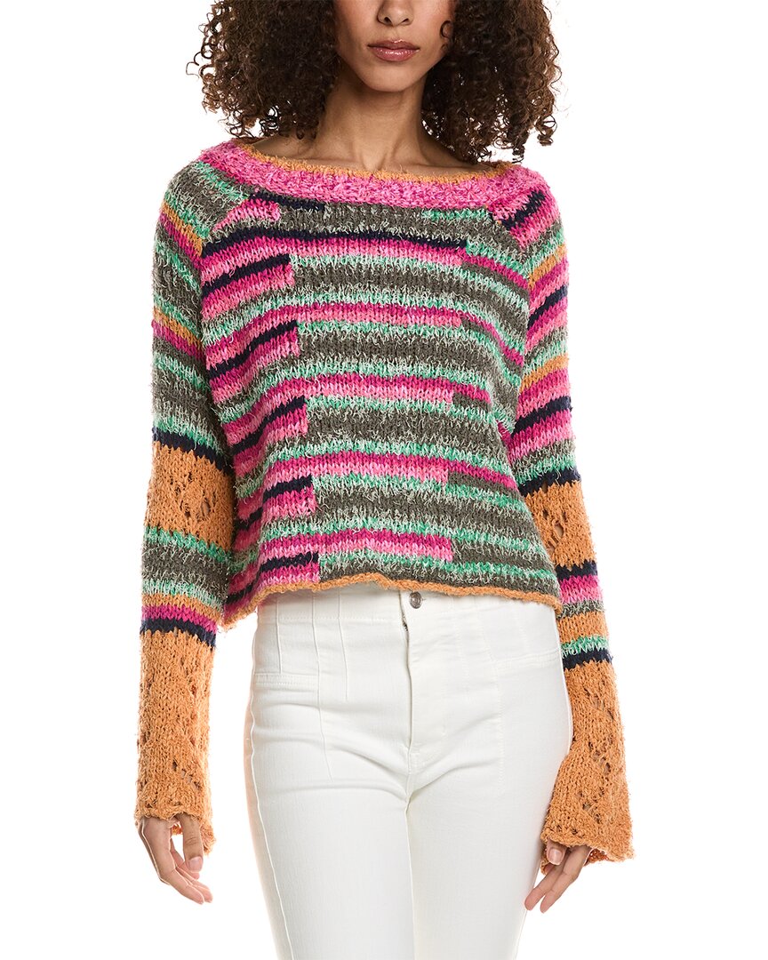 Shop Free People Butterfly Pullover In Pink