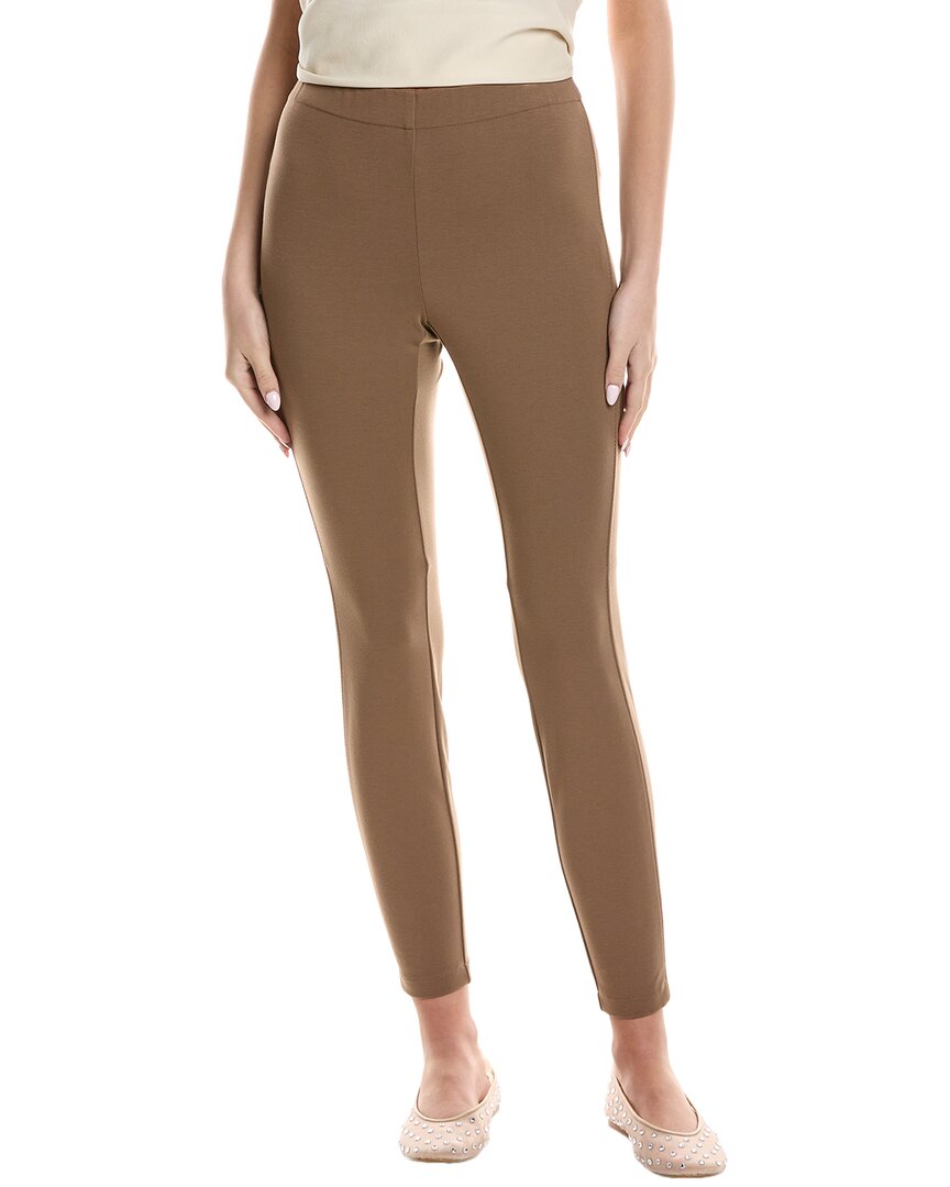 Lafayette 148 New York Ryders Legging In Brown