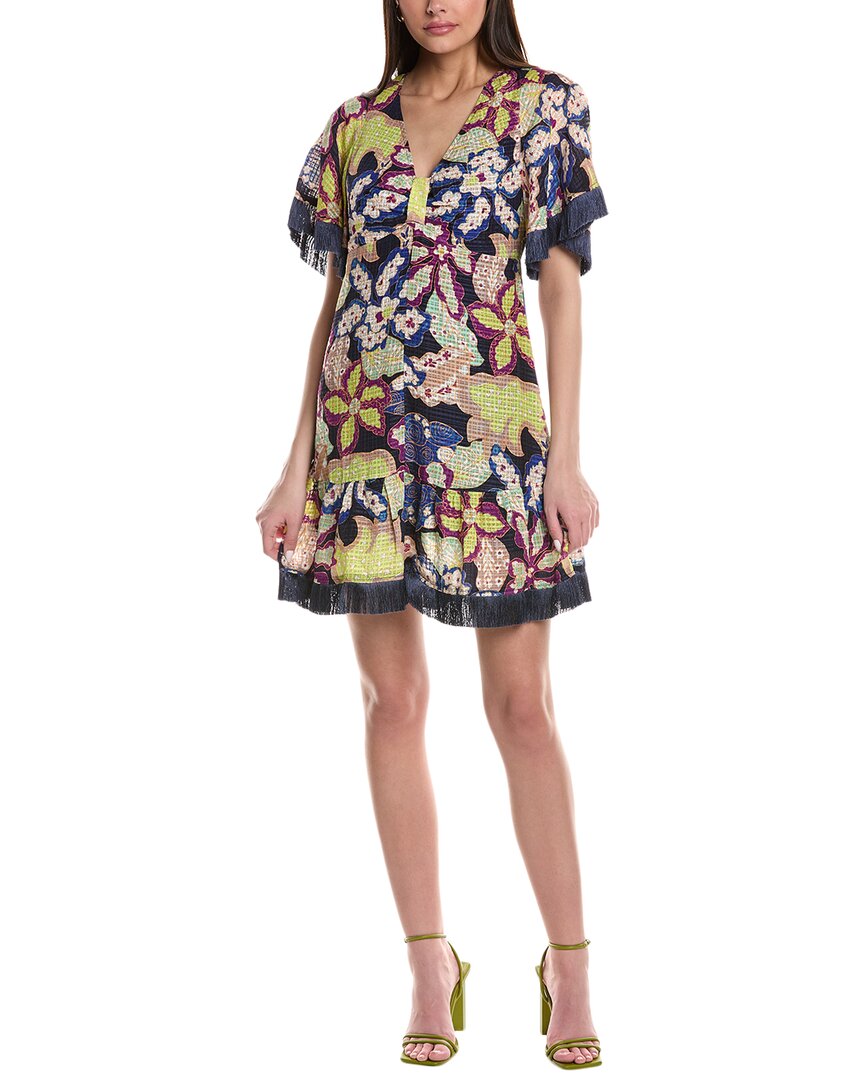 Marie Oliver Octavia Linen-blend Mini Dress