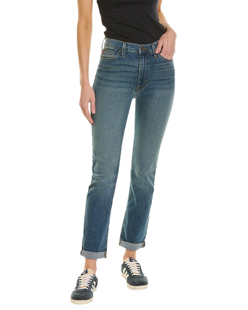 hudson jeans blair penny high-rise straight crop jean