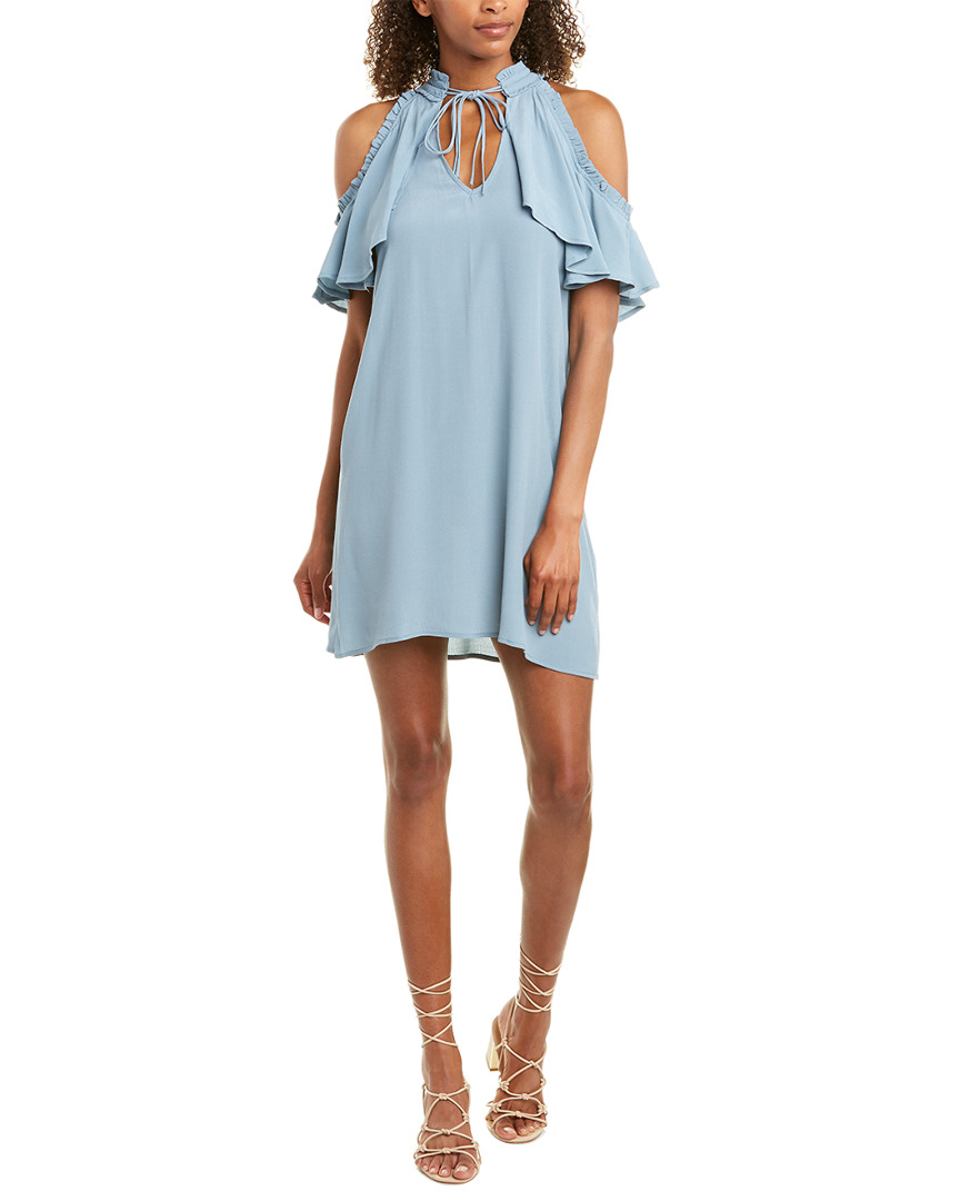 Image of Wanderlux Cold-Shoulder Shift Dress