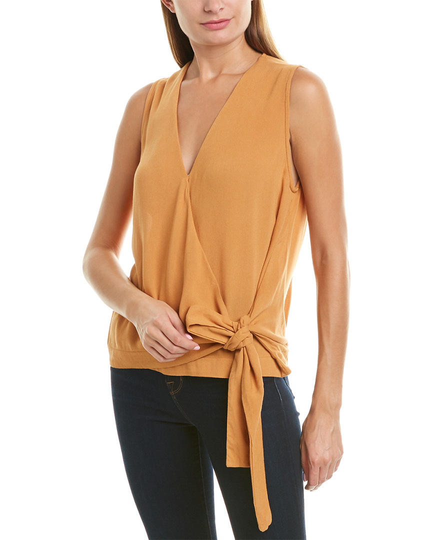 Image of rosewater remi Tie-Hem Top