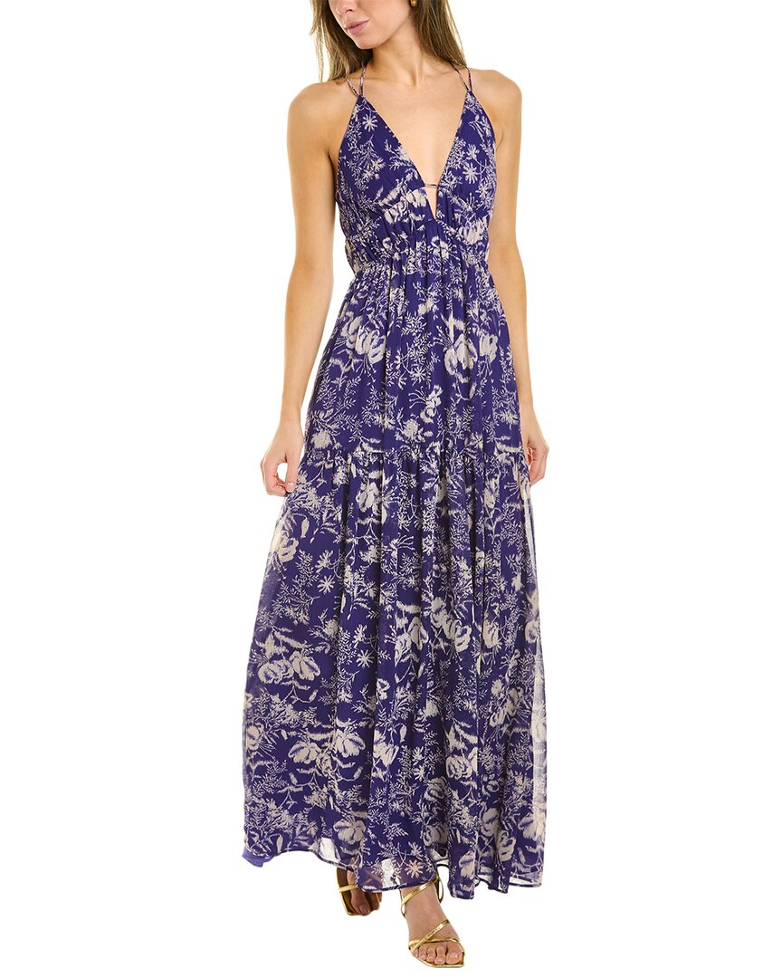 Ba&Sh Romane Long Dress - Purple