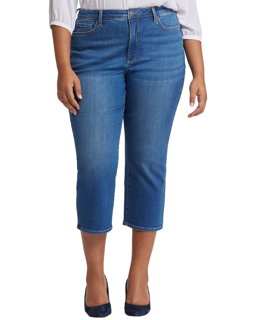 Shop Nydj Plus Joni Rockford High-rise Capri Jean