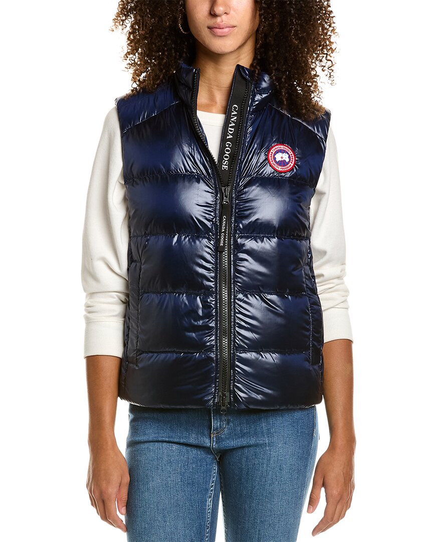 Canada Goose Cypress Quilted Recycled Ripstop Down Vest In Blue