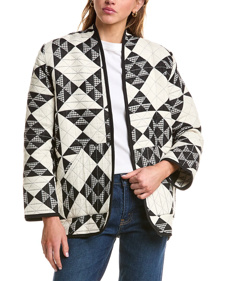Johnny Was Quilted Jacket In Black