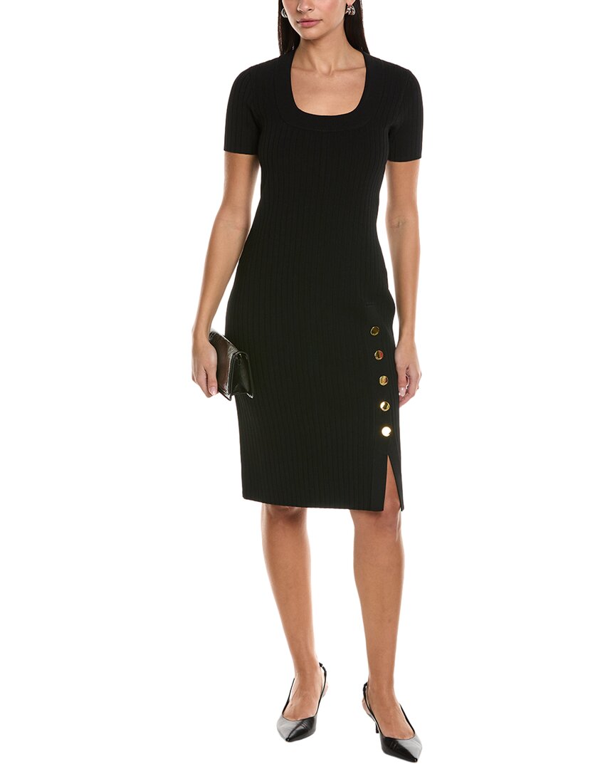 St John St. John Sheath Dress In Black