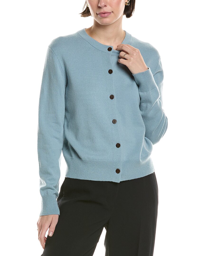 Vince Crewneck Wool Blend Cardigan