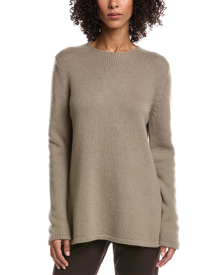 Vince Clean Trim Wool & Cashmere-blend Sweater In Brown