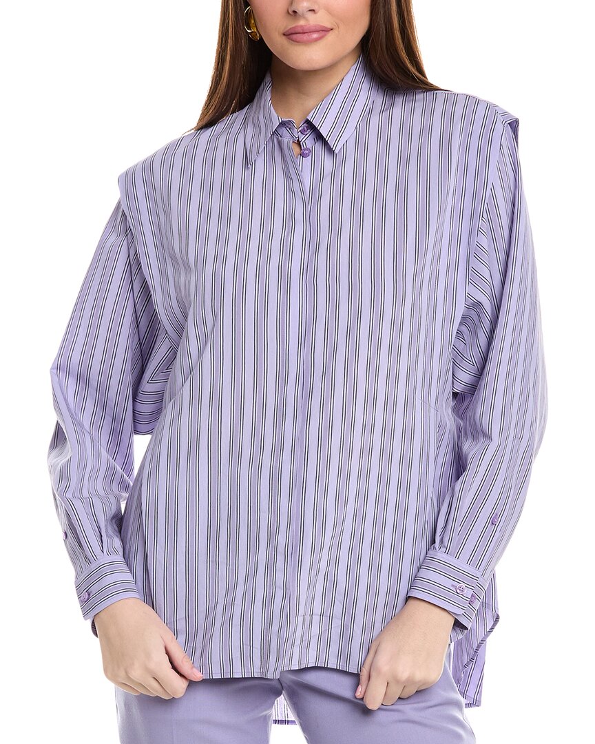 Hugo Boss Barchivio Blouse In Purple