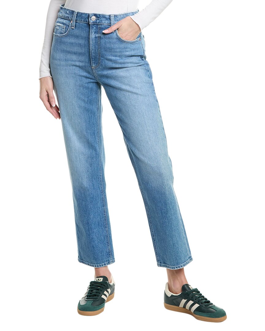 PAIGE PAIGE NOELLA HIGH-RISE CHARMING DISTRESSED STRAIGHT LEG JEAN
