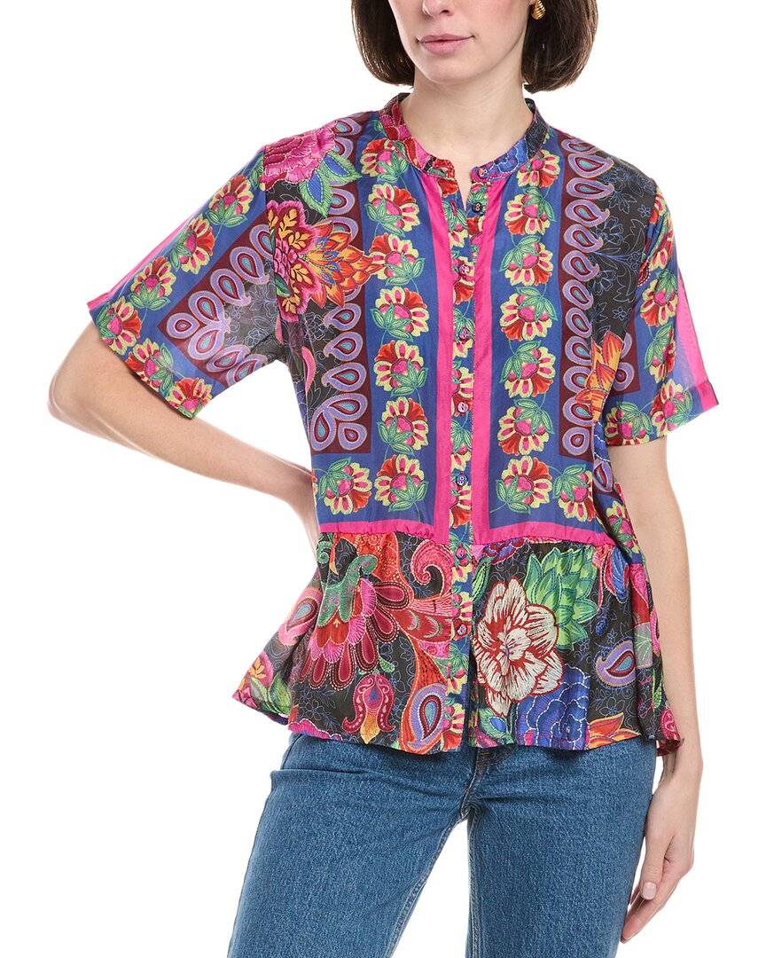 Johnny Was Petite Preeti Blouse In Multi