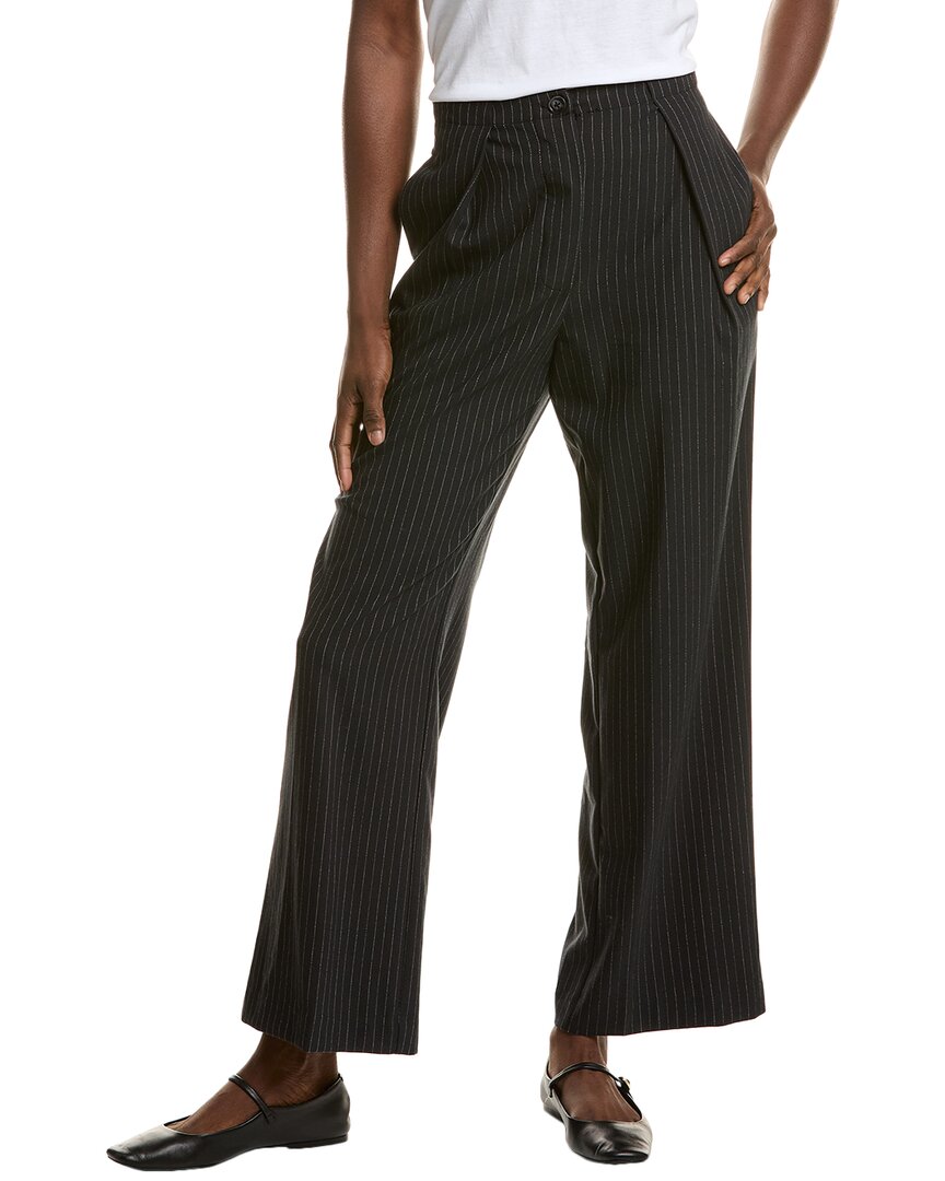 Free People Tyler Menswear Trouser In Black