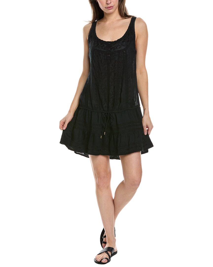 Shop Melissa Odabash Jaz Mini Dress In Black