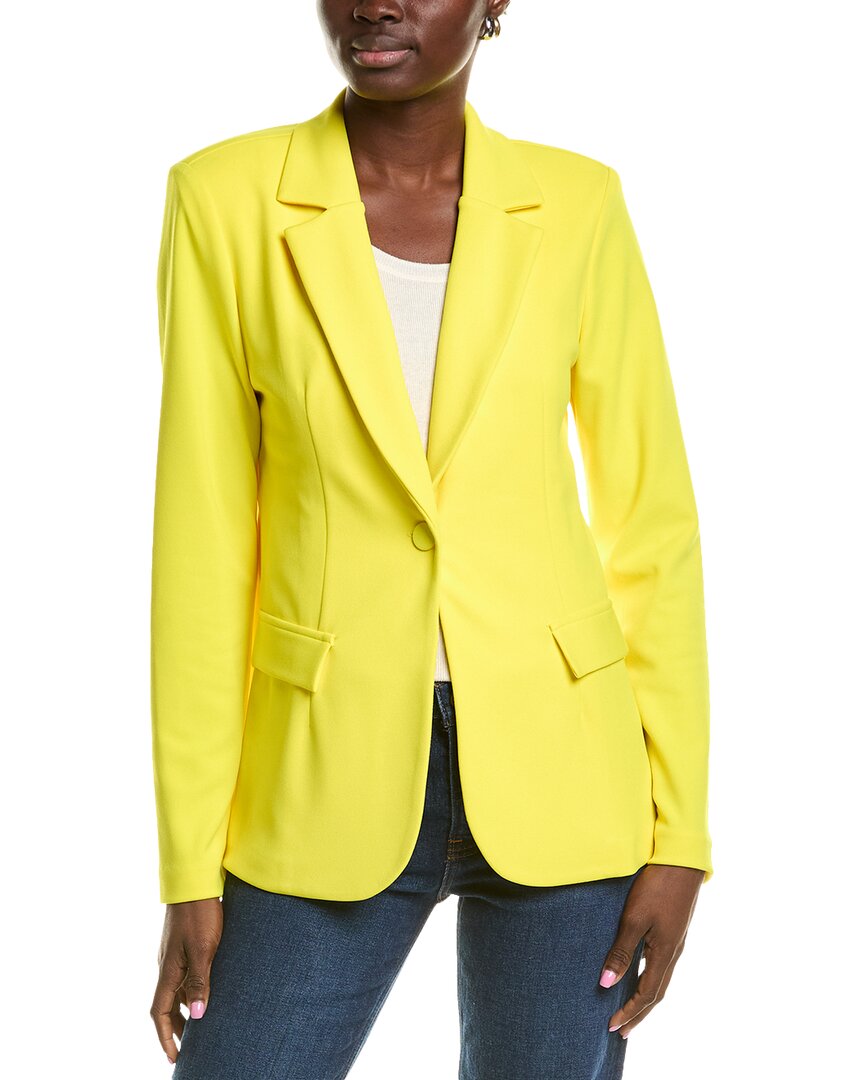 Joseph Ribkoff Studded Jacket In Yellow