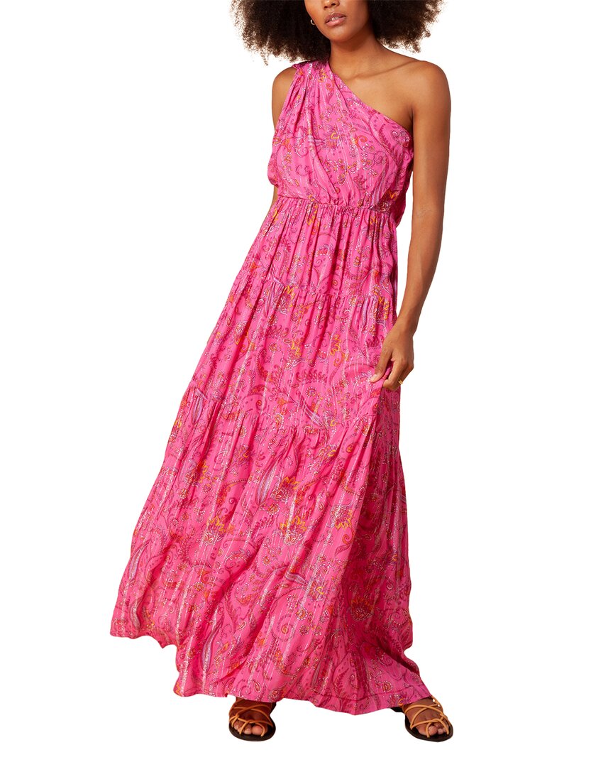 Hale Bob One Shoulder Maxi Dress