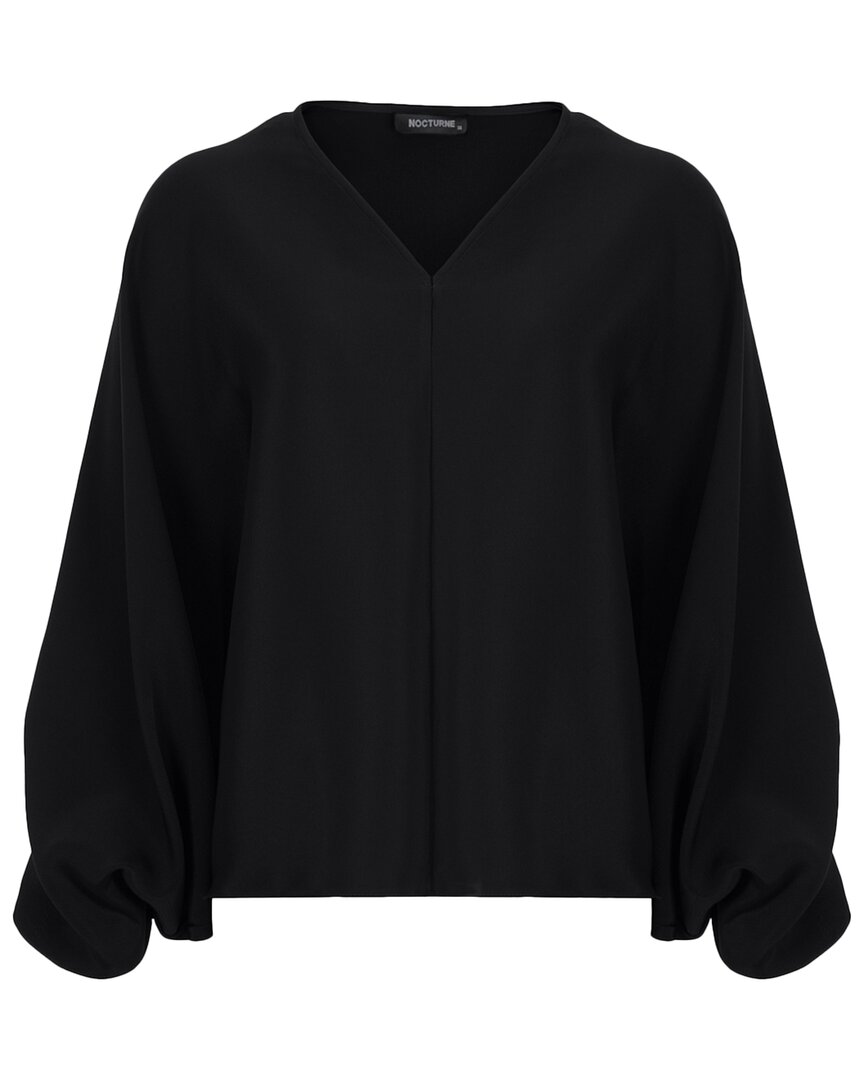 NOCTURNE NOCTURNE BATWING SLEEVE OVERSIZED TOP 