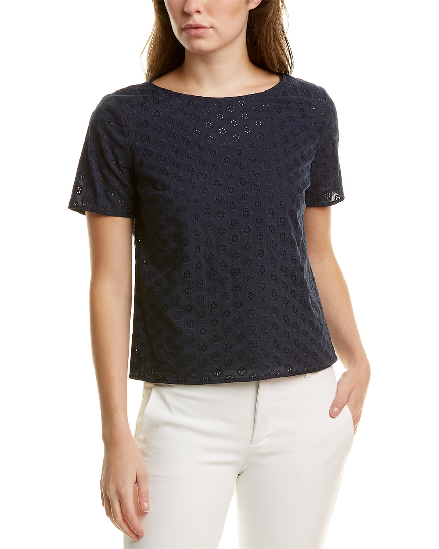 Image of Brooks Brothers Eyelet Blouse