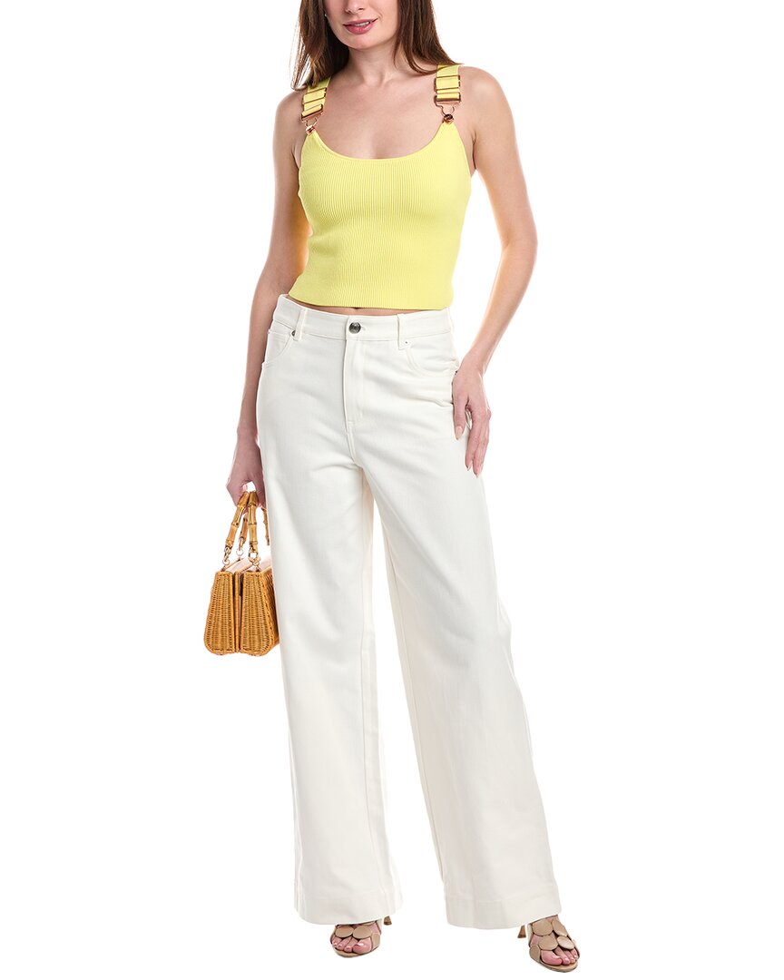 Shop Staud X Wrangler Grayson White Wide Leg Jean