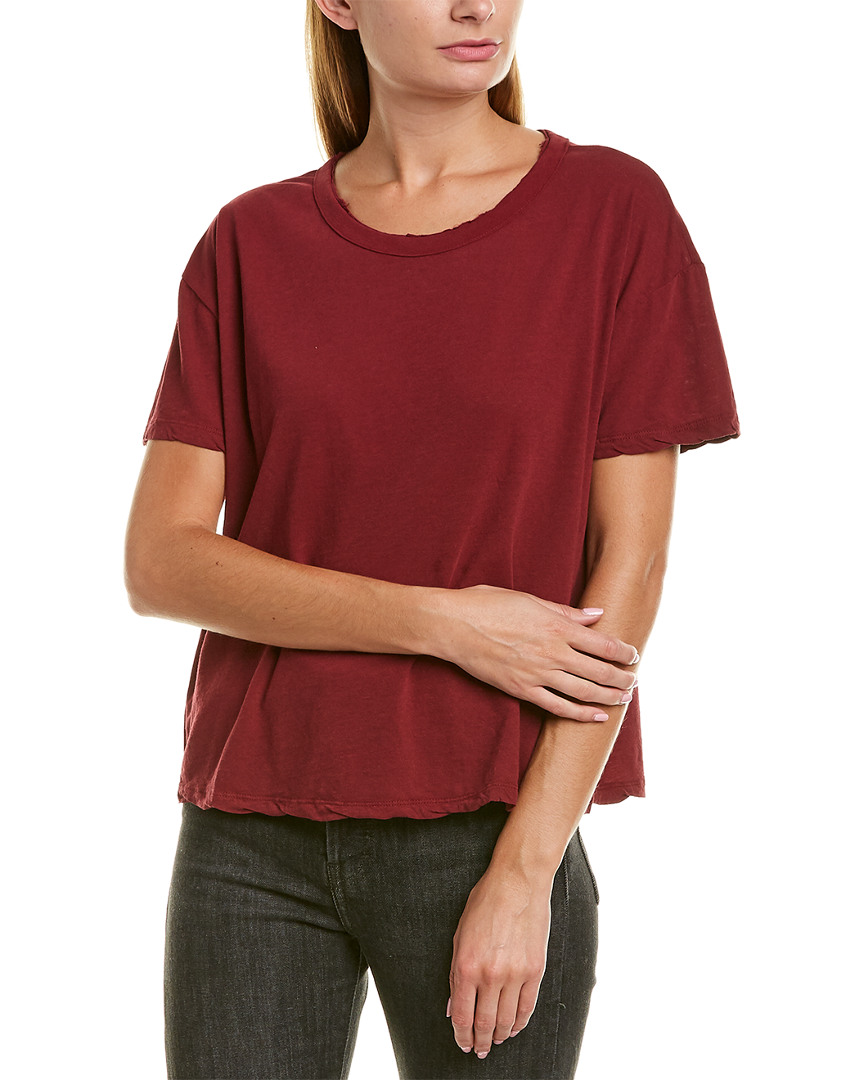 James Perse Boxy Linen-Blend T-Shirt Women's 3 | eBay