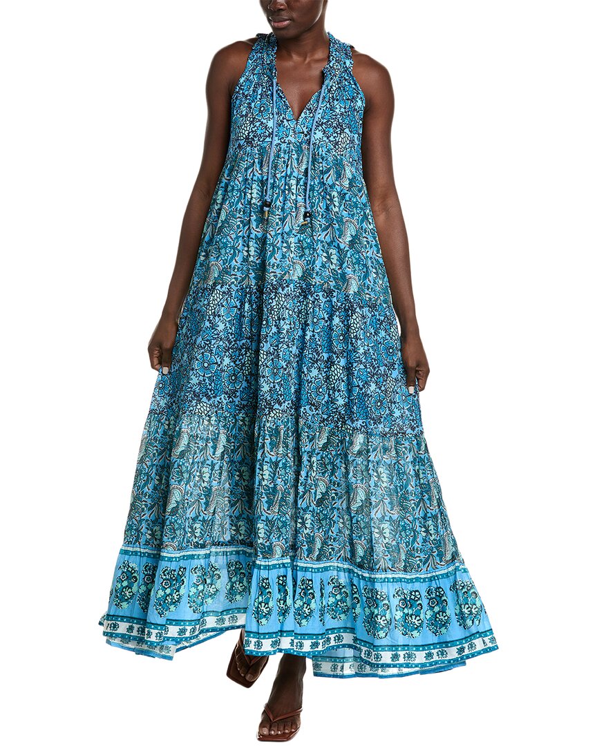 Ro's Garden Sofia Maxi Dress In Blue | ModeSens