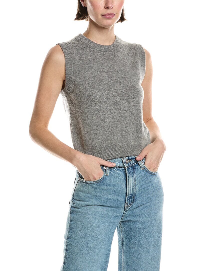 Vince Crewneck Wool & Cashmere-blend Sweater In Gray