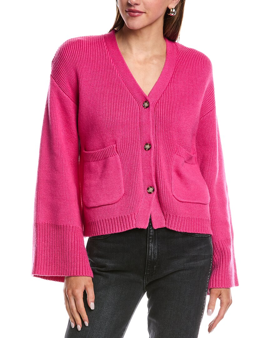 Shop Reveriee Wool-blend Cardigan