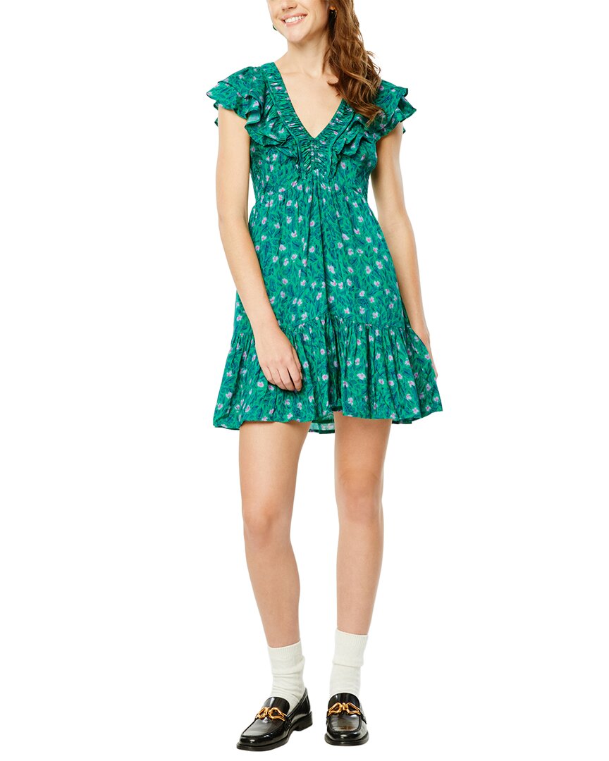 Shop Roller Rabbit Cerro Ondika Mini Dress In Green