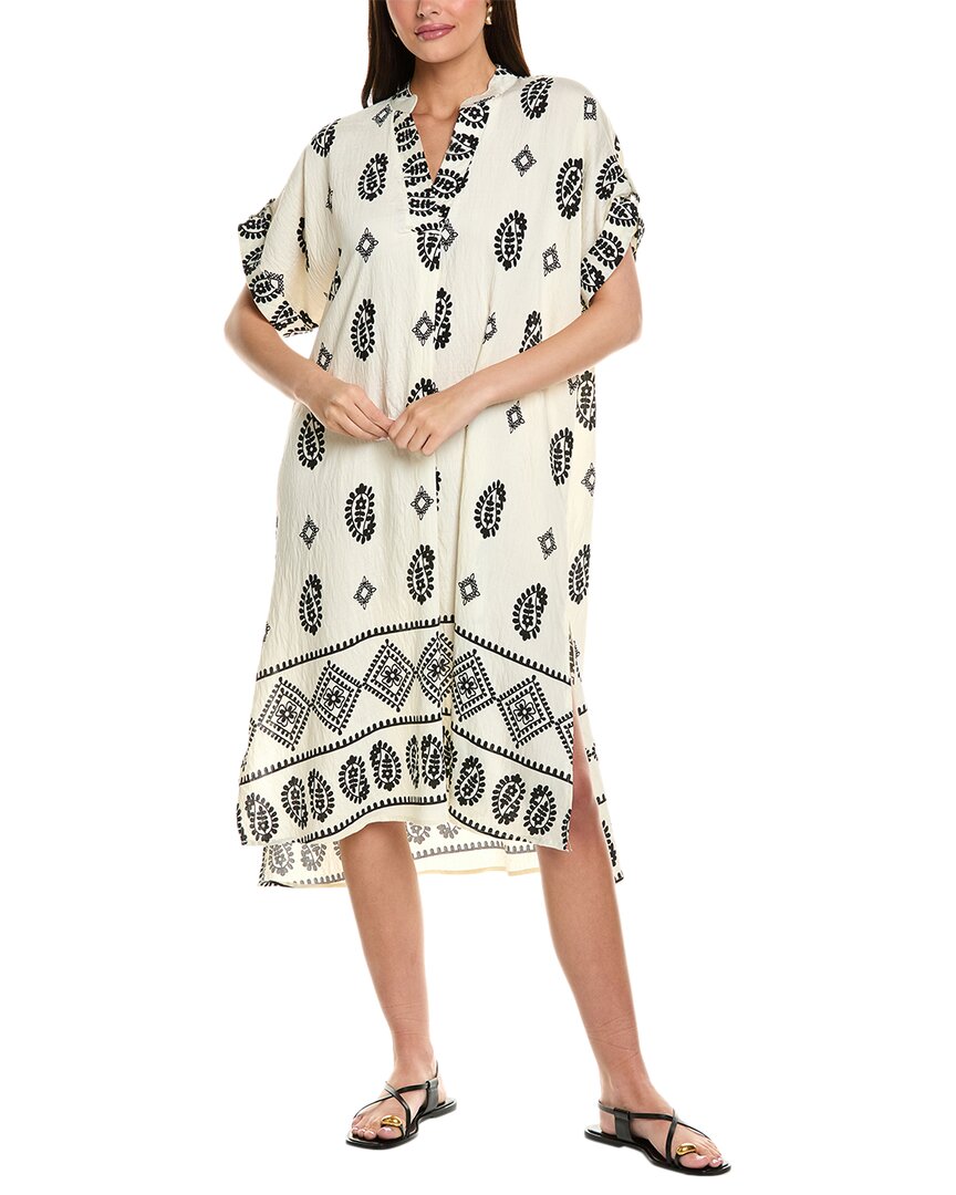 Anna Kay Botanical Midi Dress In Brown