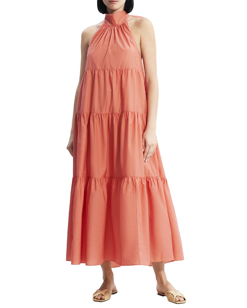 Shop Theory Halter Tiered Maxi Dress