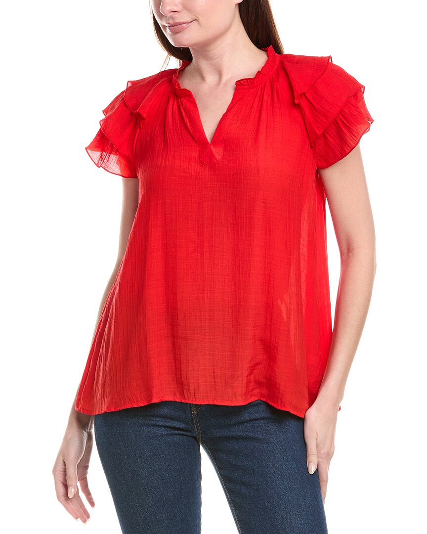 Shop Nanette Lepore Nanette Tiered Sleeve Top