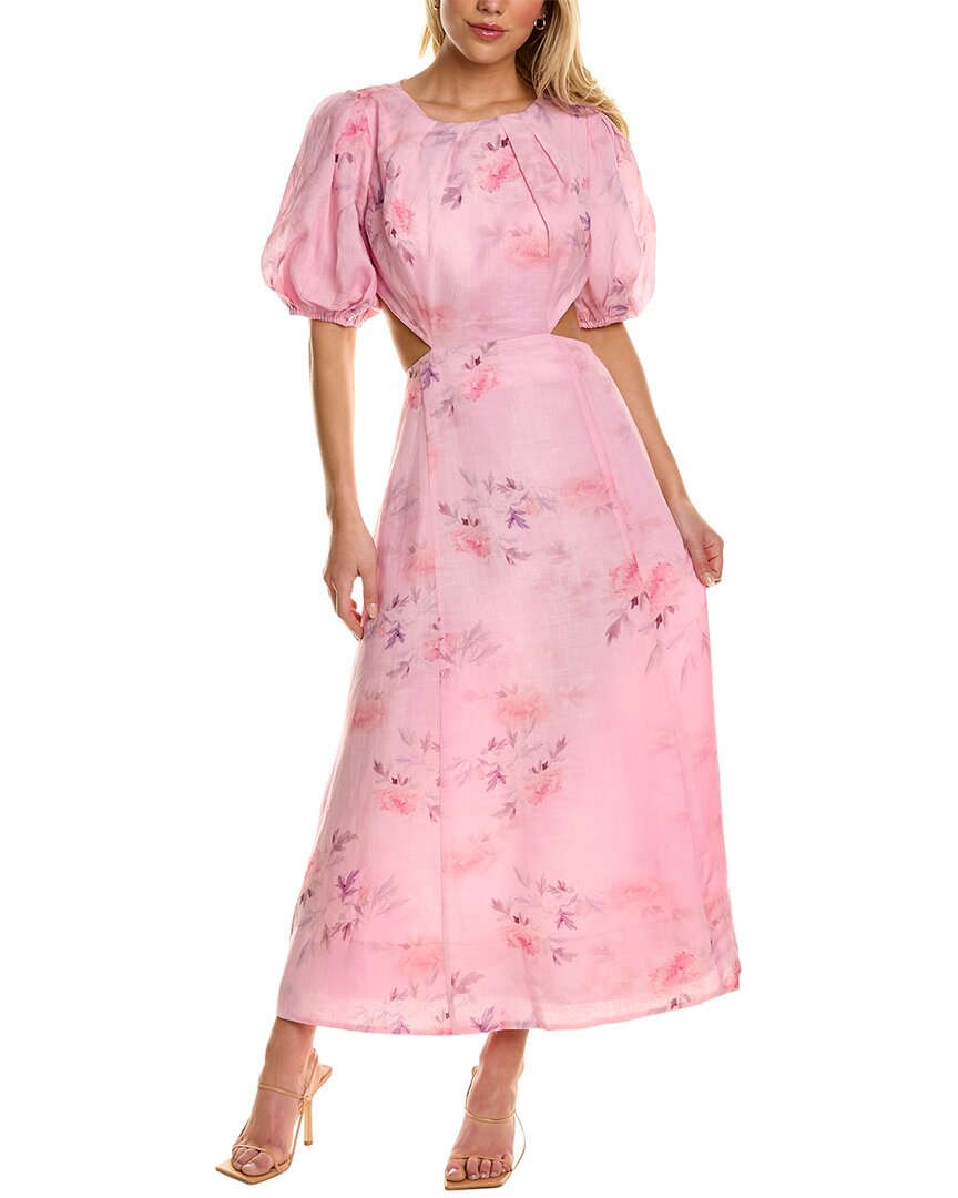 Bardot Malina Midi Dress In Pink