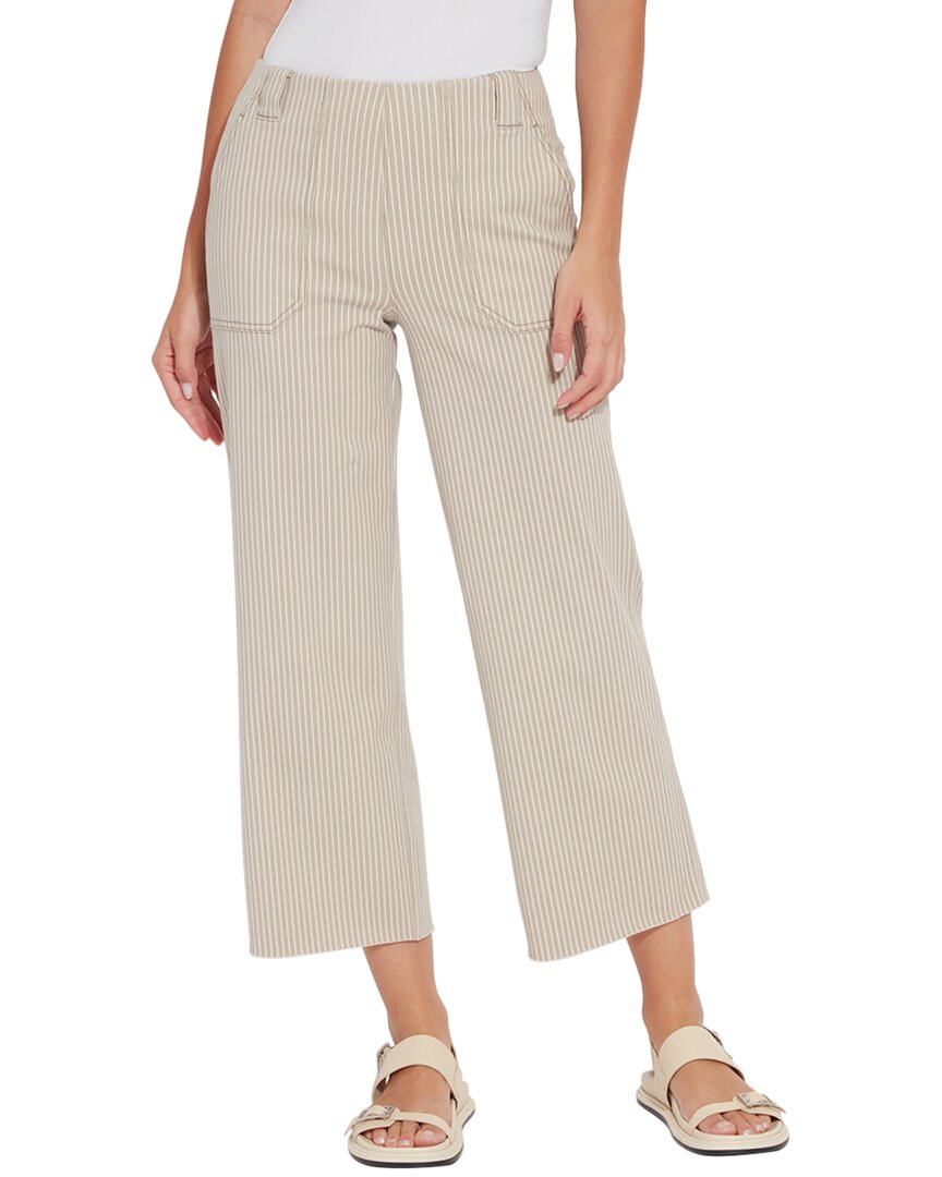 Lyssé New York Kate Printed Wide Leg Crop Pant