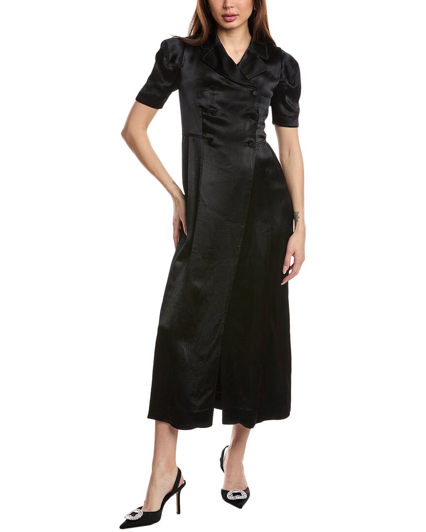 VALENTINO VALENTINO SILK BABYDOLL MAXI DRESS