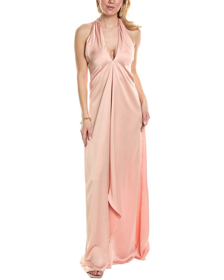 Pre-owned Ramy Brook Carey Gown Women's In Rose Quartz