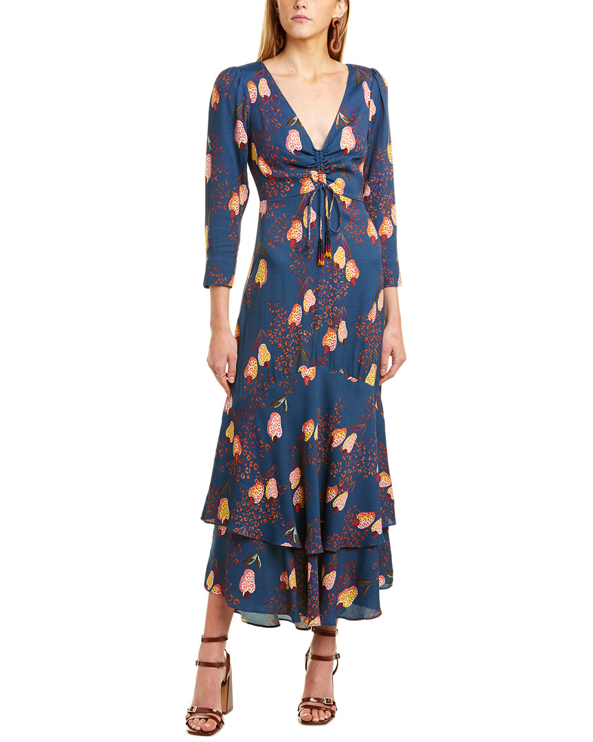Image of Farm Rio Jungle Cashew Maxi Dress