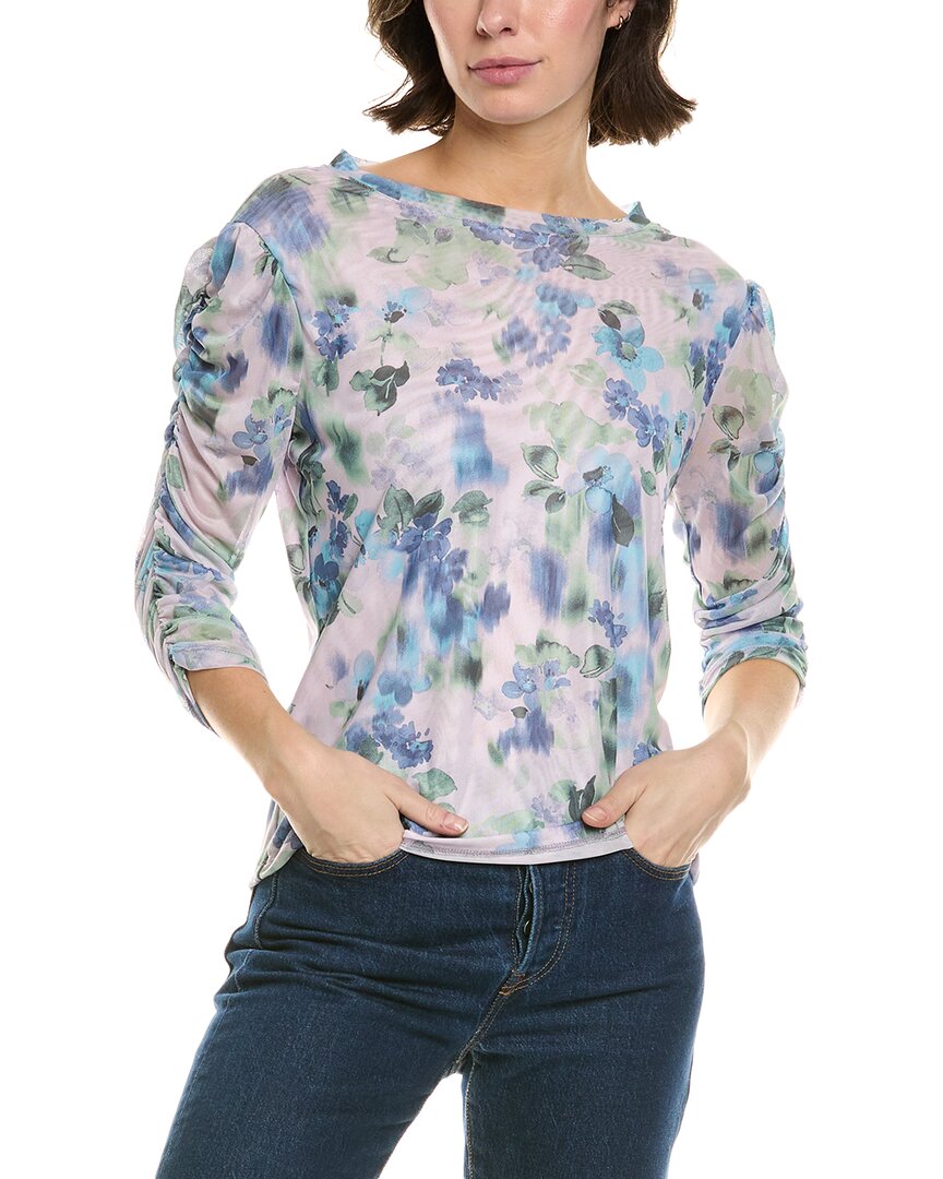 Requirements Stretch Mesh Shirt In Blue