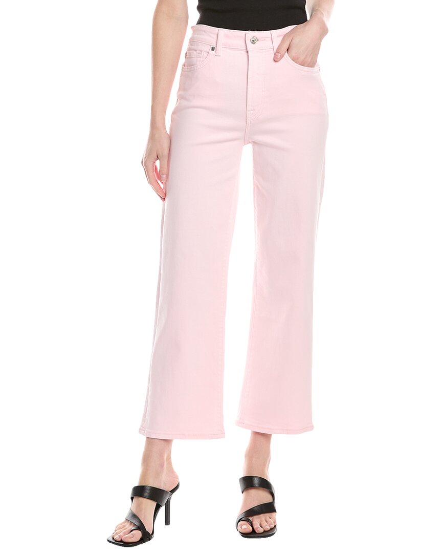 7 FOR ALL MANKIND 7 FOR ALL MANKIND ALEXA SOFT PINK CROPPED JEAN