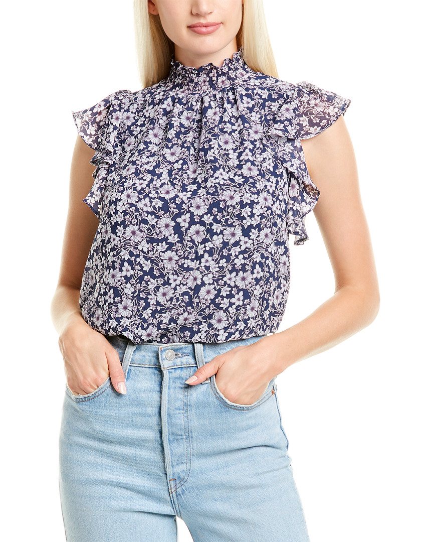 Image of .STATE Smocked Neck Top