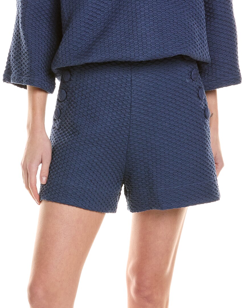 Lisa Marie Fernandez Lis Marie Fernandez Sailor Short In Blue