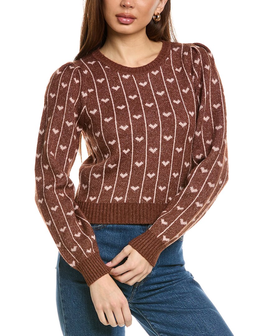 SALTWATER LUXE SALTWATER LUXE PUFF SLEEVE SWEATER